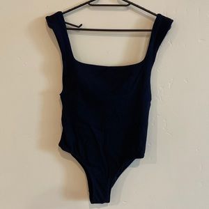 Zara black swim suits open back